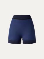 Stretch Ponte Pleated Wide Leg Shorts - Image 6