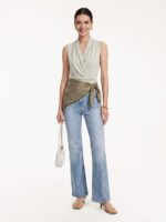 Matte Smooth Smooth Surplice Sleeveless Top - Image 11