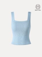 Slinky Square Open-Back Bra Tank Top - Image 15
