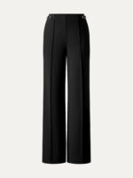 4-Way Stretch Drapey High Rise Wide Leg Ankled Pant - Image 9