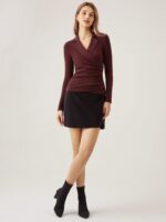 Collared Surplice Top - Image 8