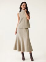 Turtle Neck Split Hem Top - Image 3