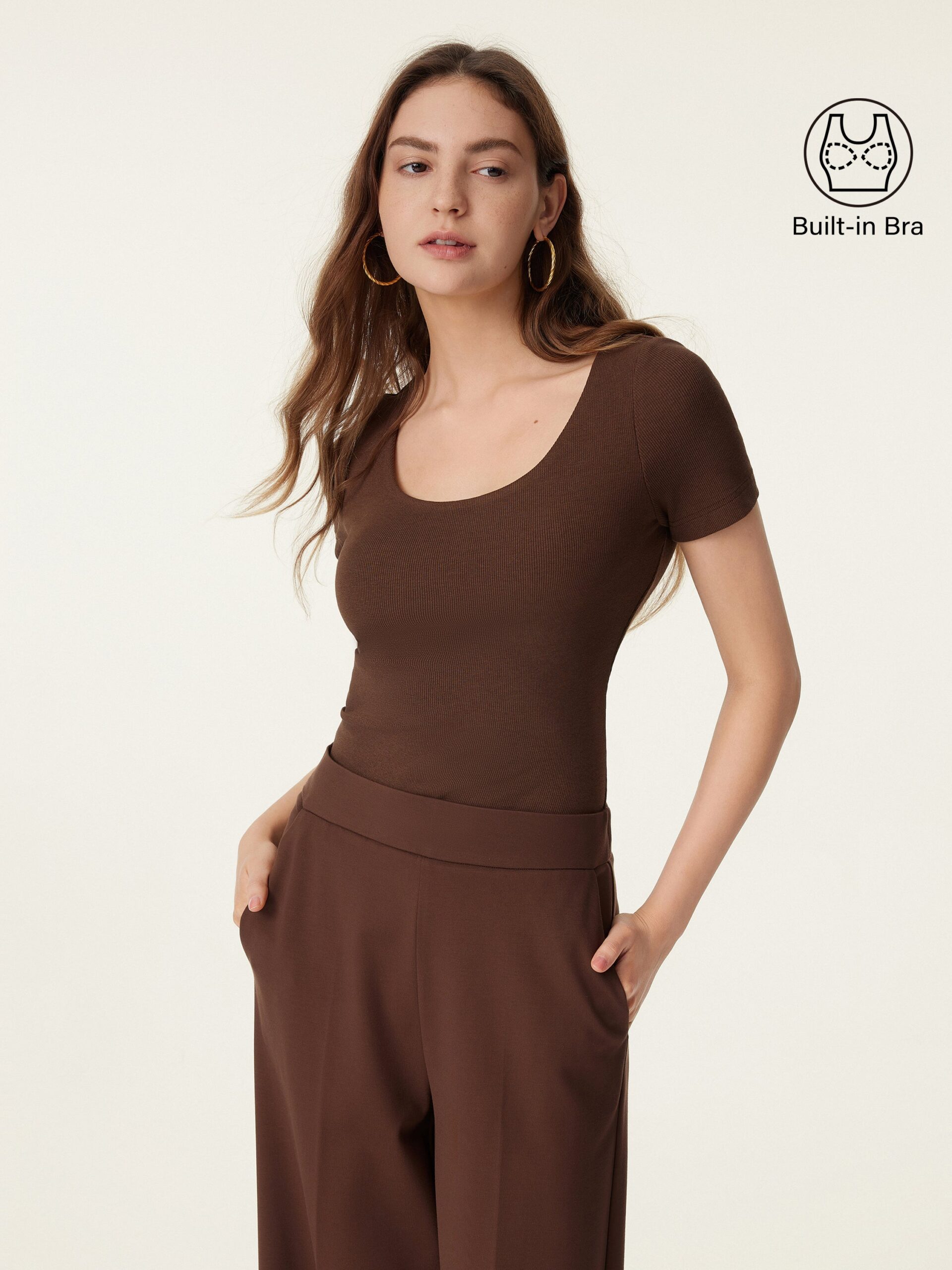 20250114_34388_b916a87f-4de5-4d8c-a8ab-09cf561e08ea Scoop Neck Short Sleeve Cotton New Airy Bra Top - Image 1