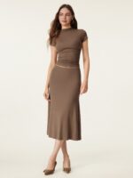 Breezy Pull-on Mermaid Midi Skirt - Image 2