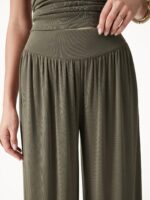 2Pcs Set Open Back Bra Top & Balloon Pants with Pockets - Image 7