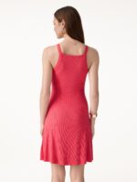 CoolTouch Square Neck Ruched Mini Bra Dress - Image 4