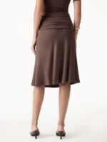 CoolTouch Ruched Midi Mermaid Skirt - Image 4