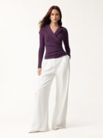 Collared Surplice Top - Image 2