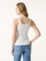 Cotton Lyocell U-Neck Bra Tank - Image 4