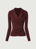 Collared Surplice Top - Image 10