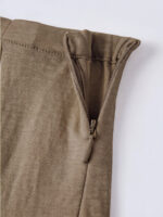 Wrinkle-resistant Cotton-linen Mid Rise Straight Leg Pant - Image 5
