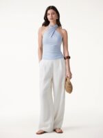 Criss Cross Halter Neck Going-Out Bra Top - Image 3