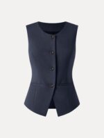 Office Staple Waistcoat with Pockets - Image 9