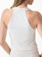 SkinKiss Not-See-Thru Halter Cowl Neck Bra Top - Image 4