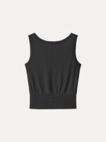 Cotton-Linen Blend Reversible Boatneck Low Back Top - Image 15