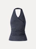 Striped Halter Neck Tank Top - Image 6