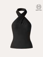 Criss Cross Halter Neck Going-Out Bra Top - Image 18