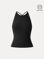 SkinKiss Round Neck Cross-Back Bandless Bra Top - Image 11