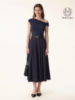 2Pcs Set Multi-wear Bra Top & Volume Skirt with Pockets