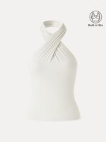 Criss Cross Halter Neck Going-Out Bra Top - Image 13