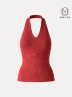 Plantive Halter Neck Open Back Bra Tank - Image 11