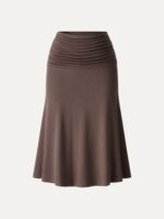 CoolTouch Ruched Midi Mermaid Skirt - Image 7