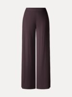 CoolTouch Ponte Mid Rise Wide Leg Pants with Pockets - Image 10