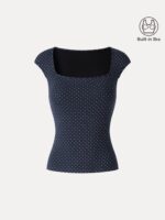 Polka Dots Square Neck Bra Top - Image 7