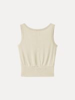 Cotton-Linen Blend Reversible Boatneck Low Back Top - Image 13