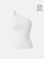 One Shoulder Twisted Bra Tank - Image 7