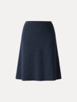 Stretch Cotton Polka Dot A-Line Flare Skirt Limited Edition - Image 13