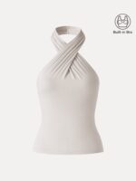 Criss Cross Halter Neck Going-Out Bra Top - Image 9