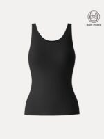 Cotton Lyocell U-Neck Bra Tank - Image 9