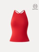 SkinKiss Round Neck Cross-Back Bandless Bra Top - Image 7