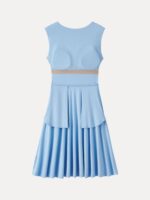 SkinKiss Boatneck Wide Shoulder Bra Dress with Pockets - Image 6