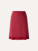 Stretch Cotton Polka Dot A-Line Flare Skirt Limited Edition - Image 6