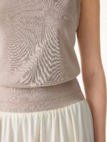 Cotton-Linen Blend Reversible Boatneck Low Back Top - Image 6