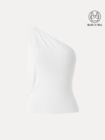 One Shoulder Cropped Bra Top - Image 7