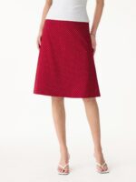 Stretch Cotton Polka Dot A-Line Flare Skirt Limited Edition - Image 3