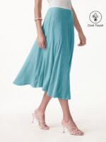 CoolTouch Midi Circle Flare Skirt with Pockets