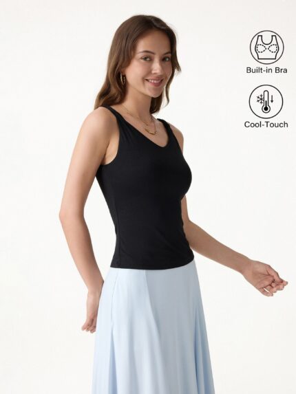 CoolTouch Twisted Strap V-Neck Bra Tank