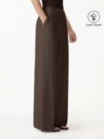 CoolTouch Ponte Mid Rise Wide Leg Pants with Pockets - Image 8