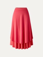 2Pcs Set U-Neck Bra Tank & Midi Skirt with Pockets - Image 9
