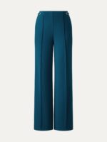 4-Way Stretch Drapey High Rise Wide Leg Ankled Pant - Image 6