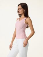 Breathable V-Neck Spaghetti Bra Tank - Image 3