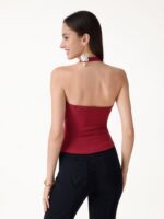 Sleek Halter Bra Top - Image 2