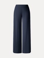 CoolTouch Ponte Mid Rise Wide Leg Pants with Pockets - Image 11