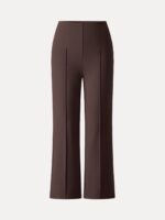 Wrinkle-Resistant High Rise Cropped Flare Leg Travel Pant - Image 8