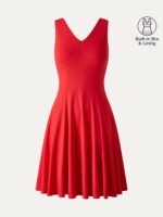 CoolTouch V-Neck Travel Mini Dress with Pockets - Image 7