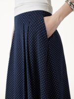 2Pcs Set Square Neck Bra Top & Midi Skirt with Pockets - Image 8